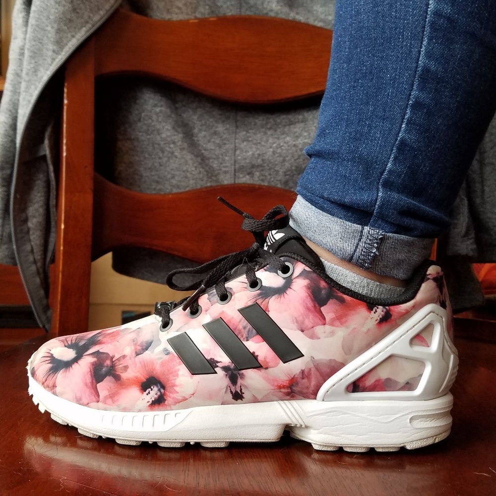 Floral Adidas Sneakers